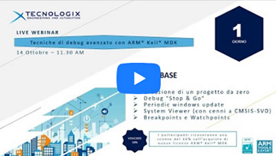 Tecniche di debug avanzato ARM Keil MDK - 1 Lezione Debug Base